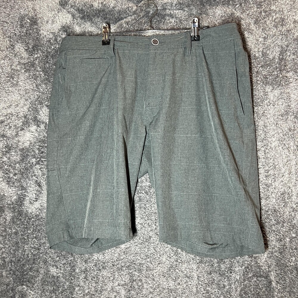7Diamonds Performance Shorts Mens 35 Gray Stretch Vitality Golf Casual Comfort